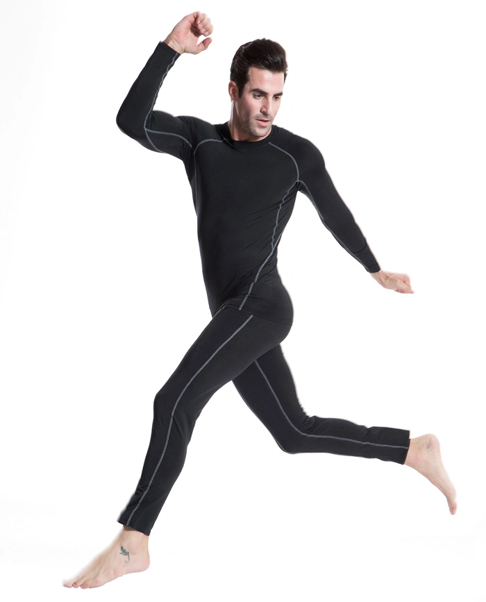 Free Sample Men Quick-Dry Running Gym Yoga Sports Long Sleeve